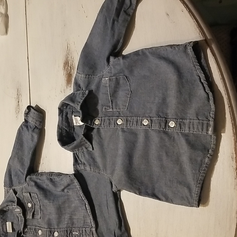 Carters  , Gymboree Jean shirts. Size 12-18m